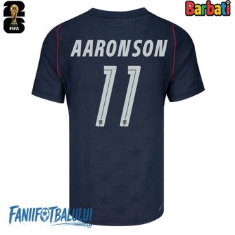 Statele Unite Brenden Aaronson #11 Tricou Fotbal Replică Mondial 2026 Barbati Deplasare
